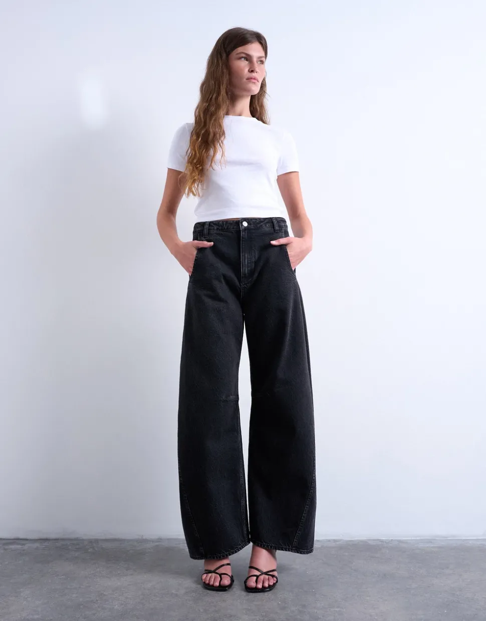 TSEMMA High rise Barrel fit Jeans