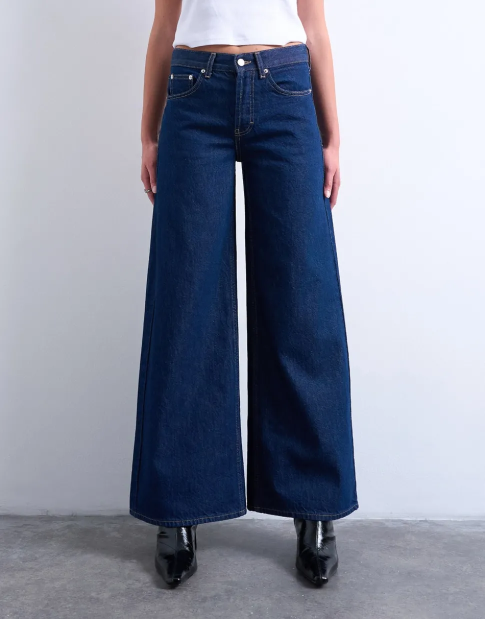 TSHORIZON Mid rise Wide leg fit Jeans