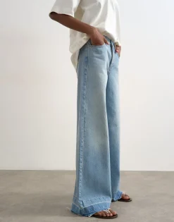 TSHORIZON Mid rise Wide leg fit Jeans