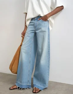 TSHORIZON Mid rise Wide leg fit Jeans