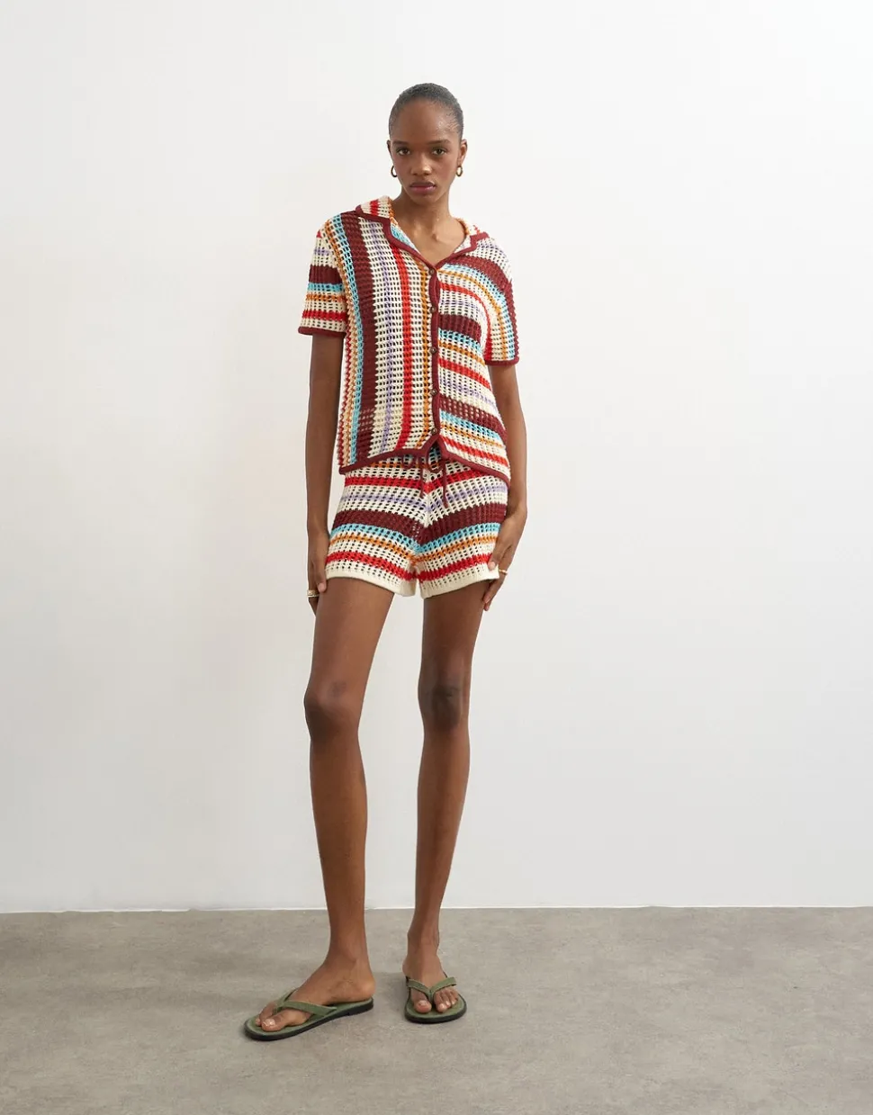 TSKAIA Gebreide short