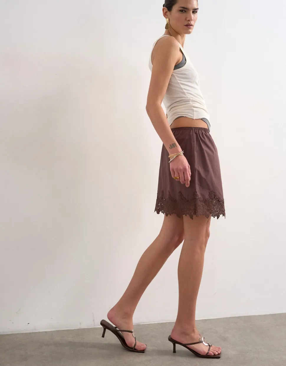 TSLANI Low rise Mini-rok