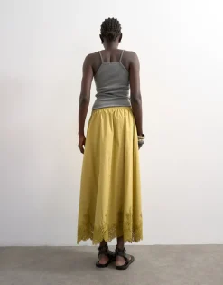 TSLINA Mid rise Lange rok