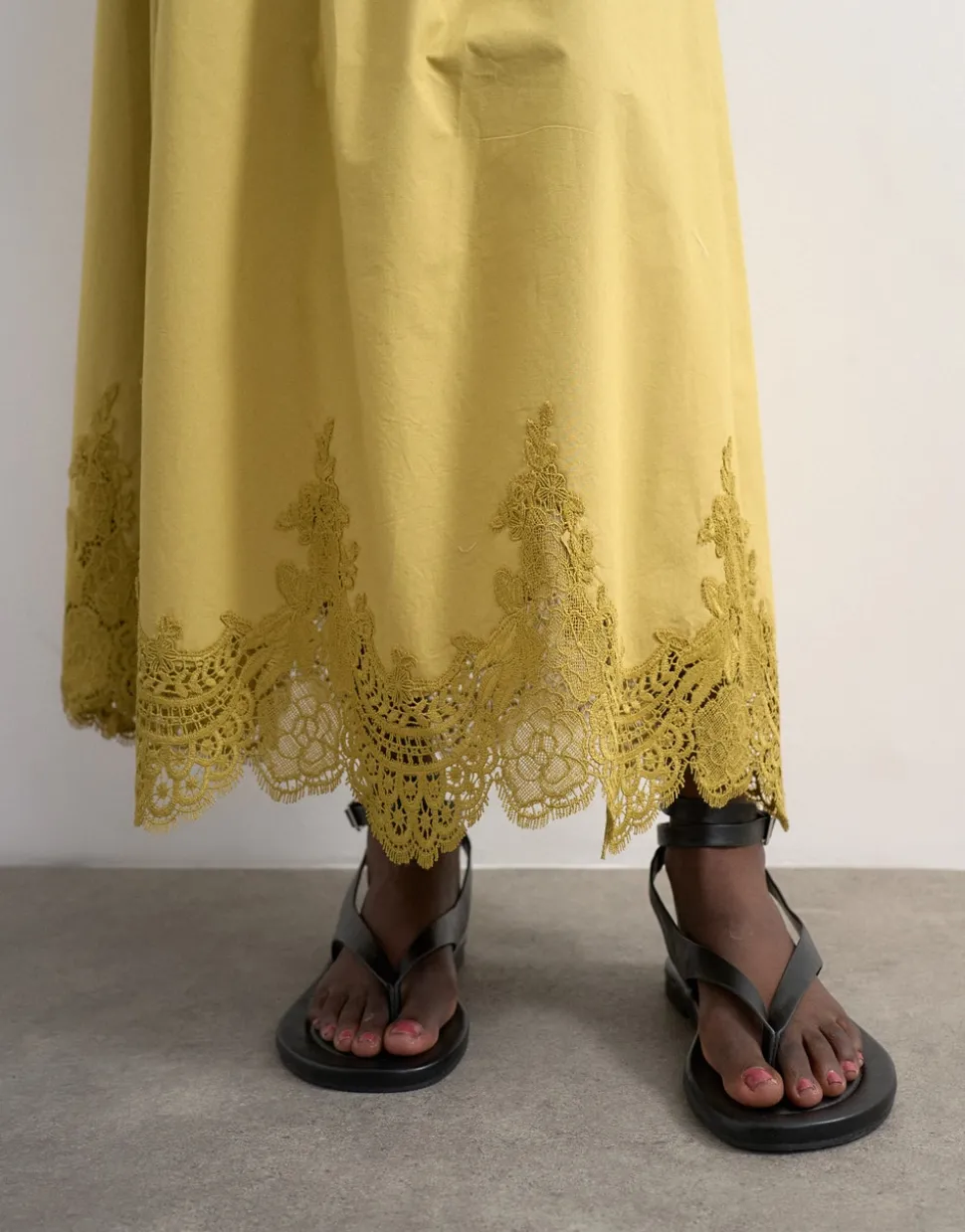 TSLINA Mid rise Lange rok
