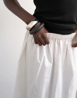 TSLINA Mid rise Lange rok
