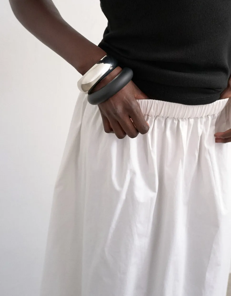 TSLINA Mid rise Lange rok