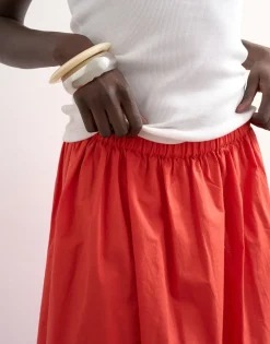 TSLINA Mid rise Lange rok