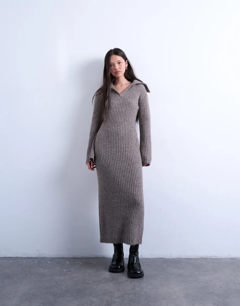 TSLOLLY Midi-jurk