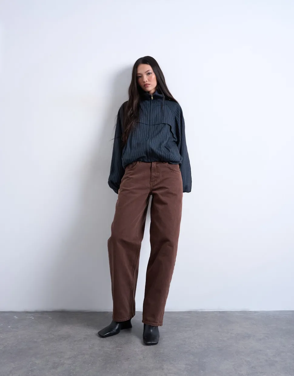 TSLOWRIE Low rise Baggy fit Jeans