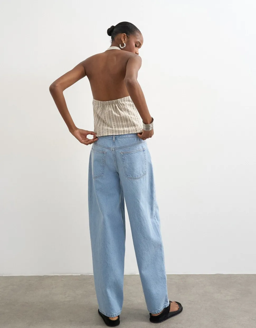 TSLOWRIE Low rise Baggy fit Jeans