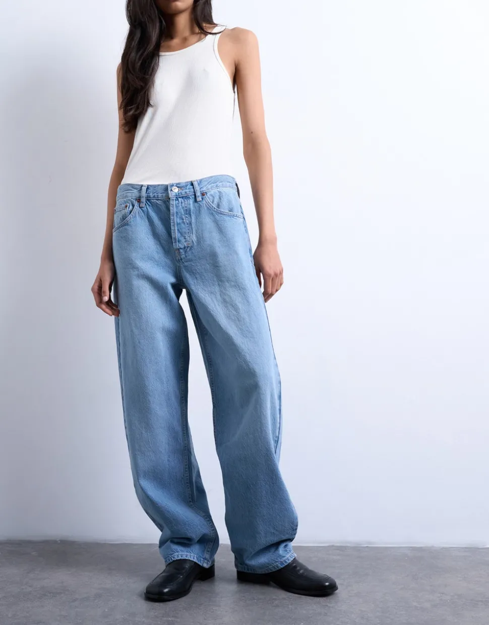 TSLOWRIE Low rise Baggy fit Jeans