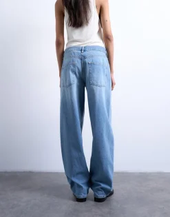 TSLOWRIE Low rise Baggy fit Jeans