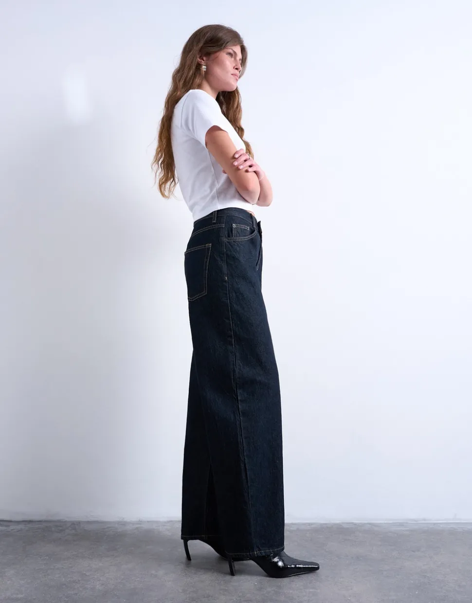 TSLOWRIE Low rise Baggy fit Jeans