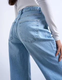 TSMARIE Mid rise Flared fit Jeans