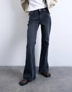 TSMARIE Mid rise Flared fit Jeans