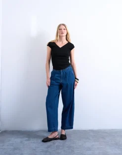 TSMARI High rise Wide leg fit Jeans