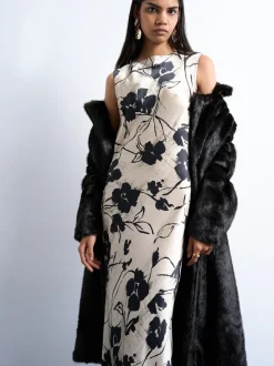 TSMAUREEN Midi-jurk