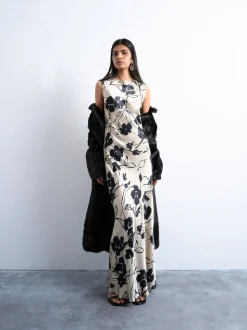 TSMAUREEN Midi-jurk