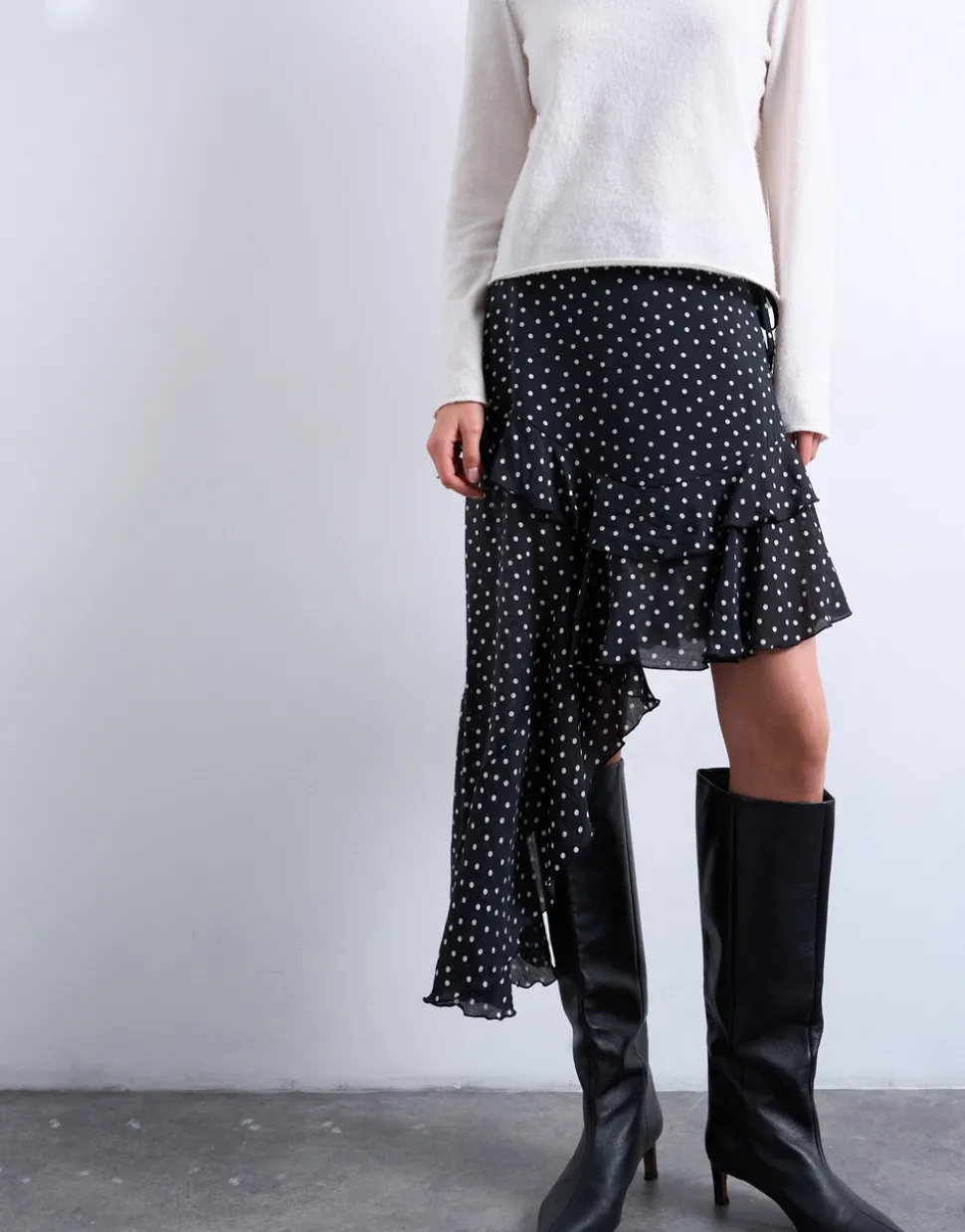 TSMINNA High rise Midi-rok