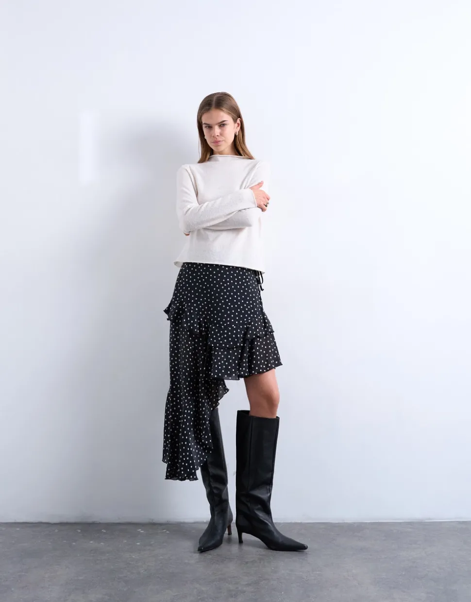 TSMINNA High rise Midi-rok