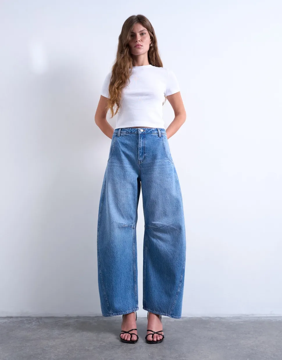 TSNANNA Barrel fit Jeans