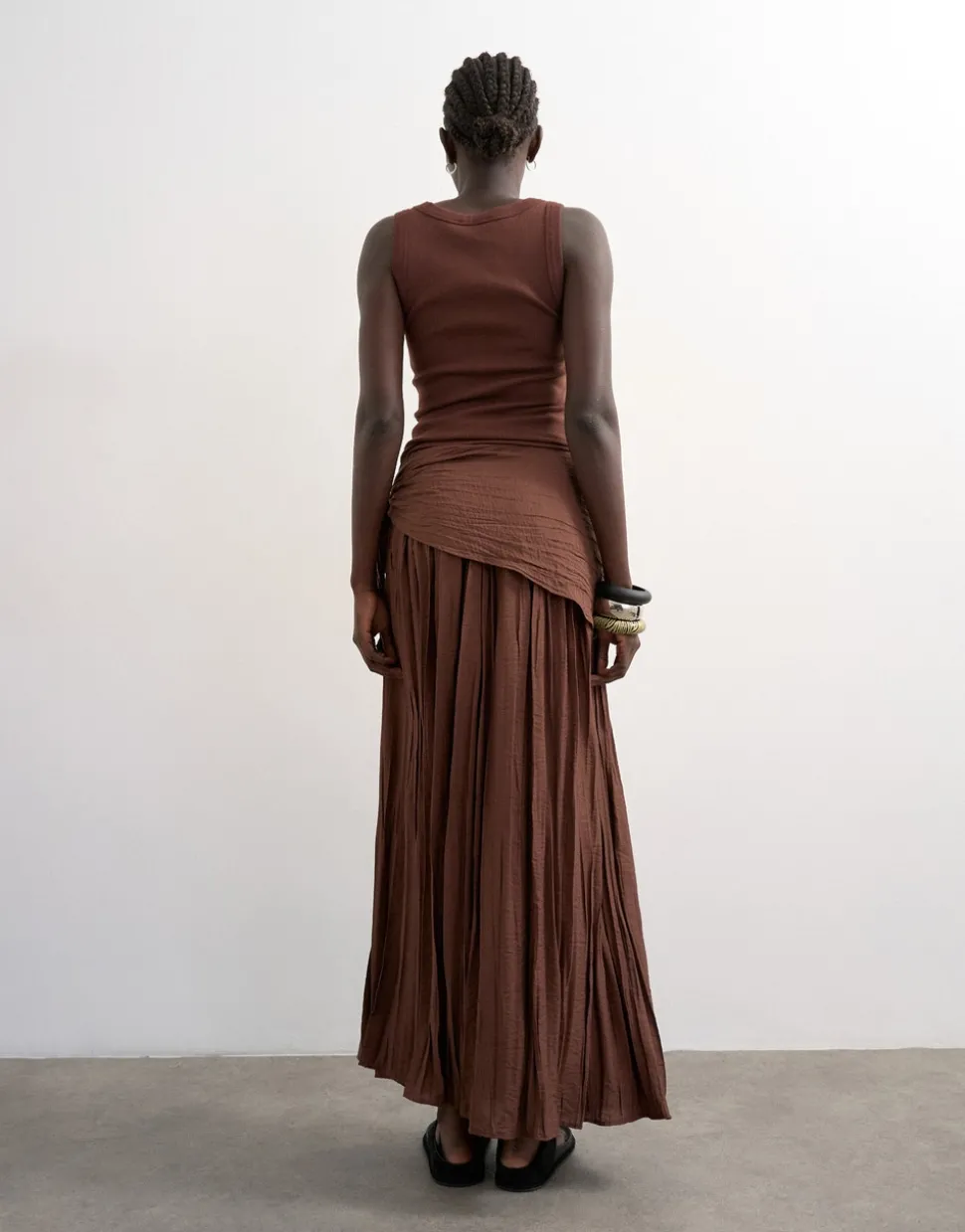 TSNAYA Mid waist Lange rok