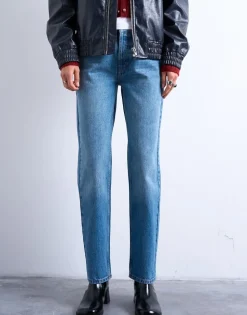 TSRUNWAY Mid rise Straight fit Jeans