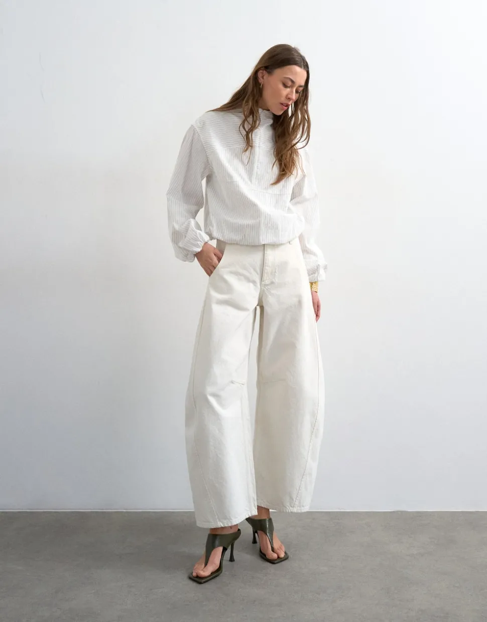 TSTILDA Mid rise Barrel fit Jeans
