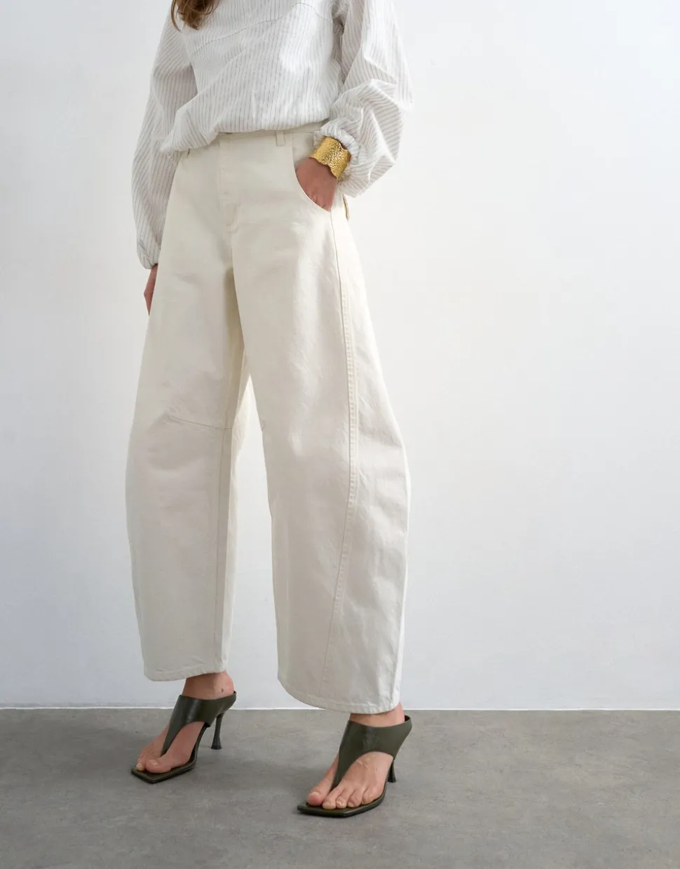 TSTILDA Mid rise Barrel fit Jeans