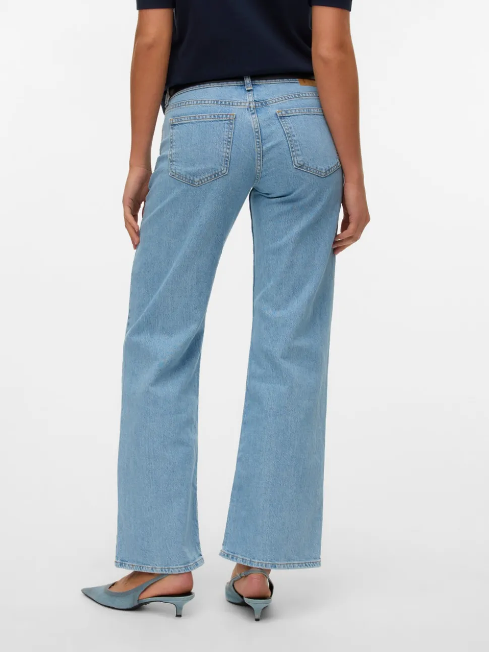 VMALEXIS Low rise Brede pasvorm - bijgesneden Jeans