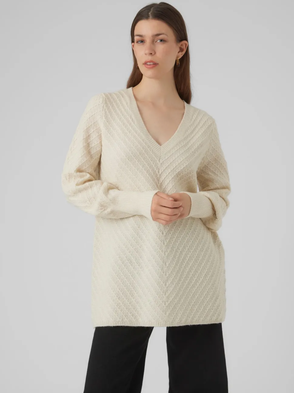 VMANJASTINNA Gebreide pullover