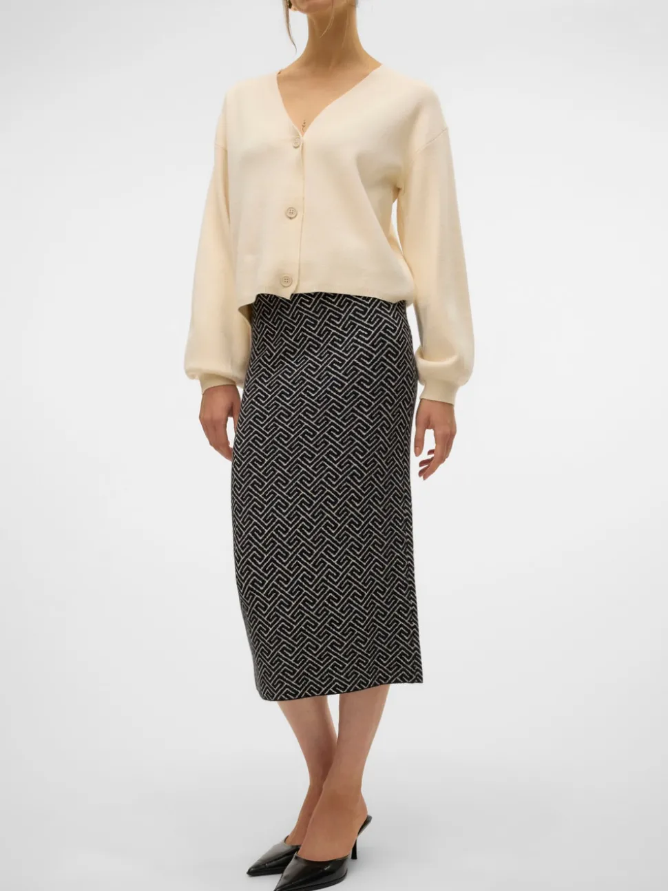 VMARIA High waist Lange rok