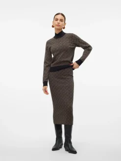 VMARIA High waist Lange rok