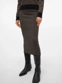 VMARIA High waist Lange rok