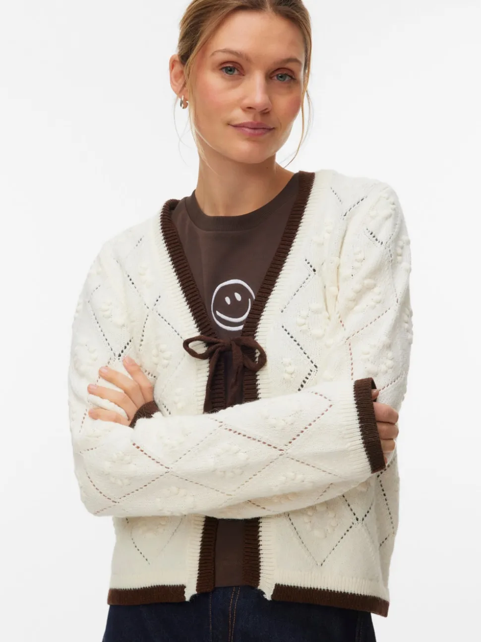 VMBECCA Gebreid vest