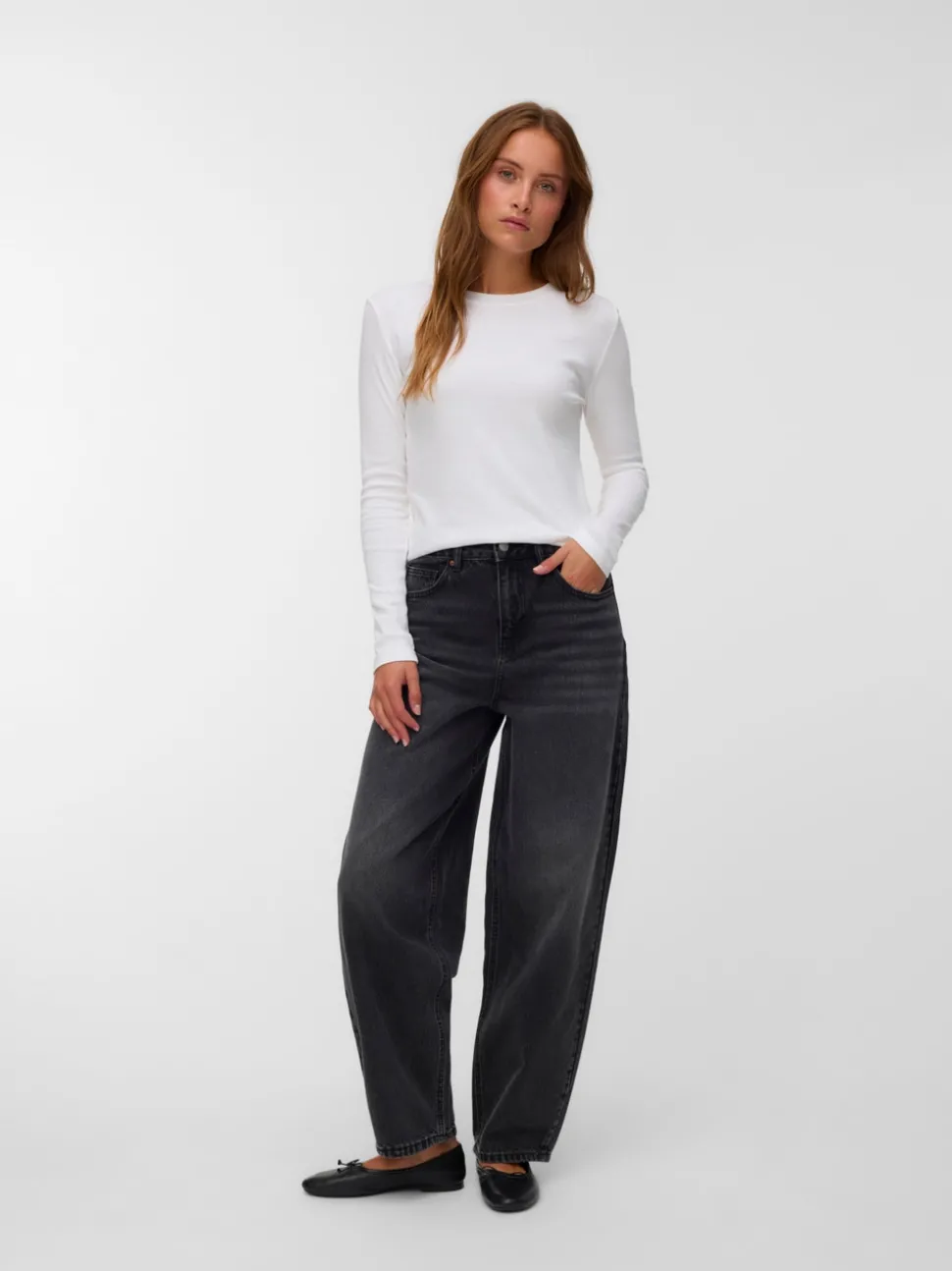 VMBILLIE High rise Barrel fit Jeans