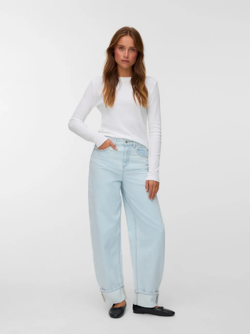 VMBILLIE High rise Barrel fit Jeans