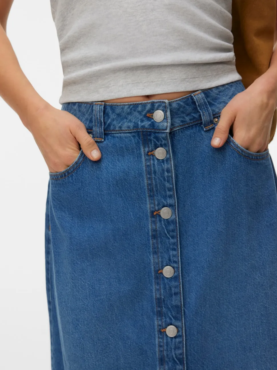 VMBIRKLEY Mid waist Lange rok