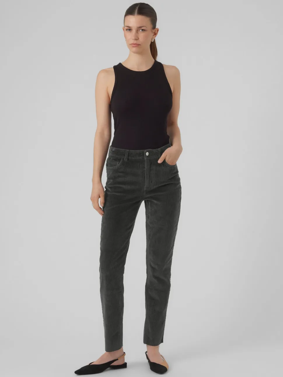 VMBRENDA High rise Enkel Broek