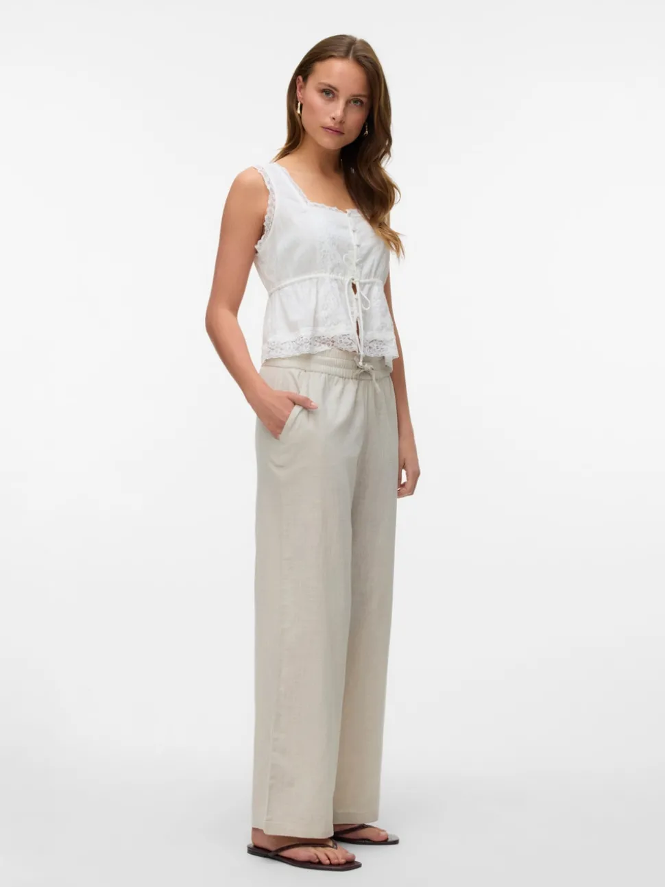 VMCAIA Mid waist Broek