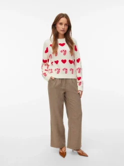 VMCANDYHEARTS Gebreide pullover