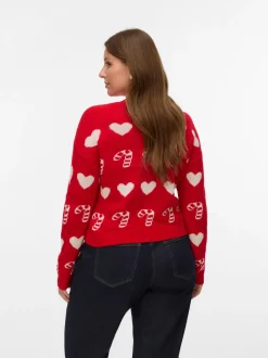 VMCANDYHEARTS Gebreide pullover