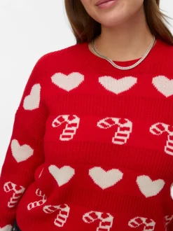 VMCANDYHEARTS Gebreide pullover