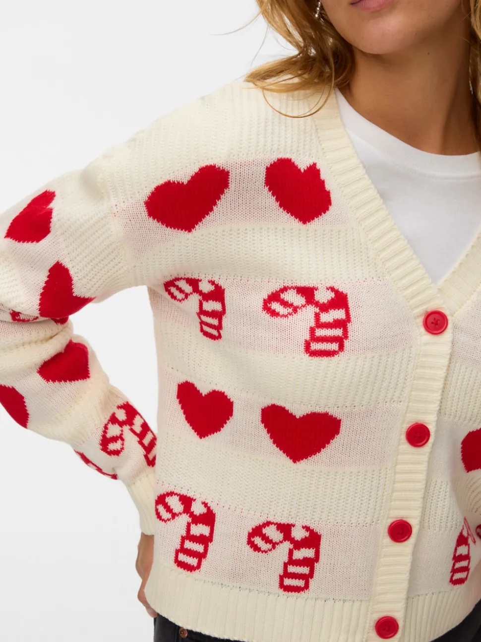 VMCANDYHEARTS Gebreid vest