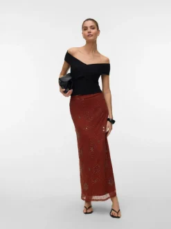 VMCARA High waist Lange rok