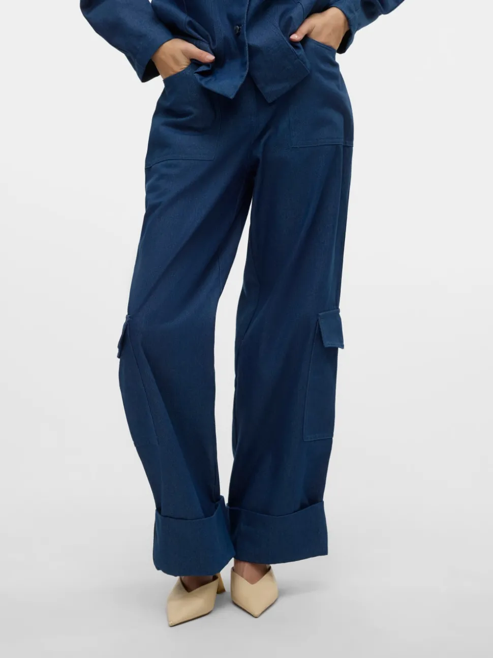 VMCARLA High waist Cargobroeken
