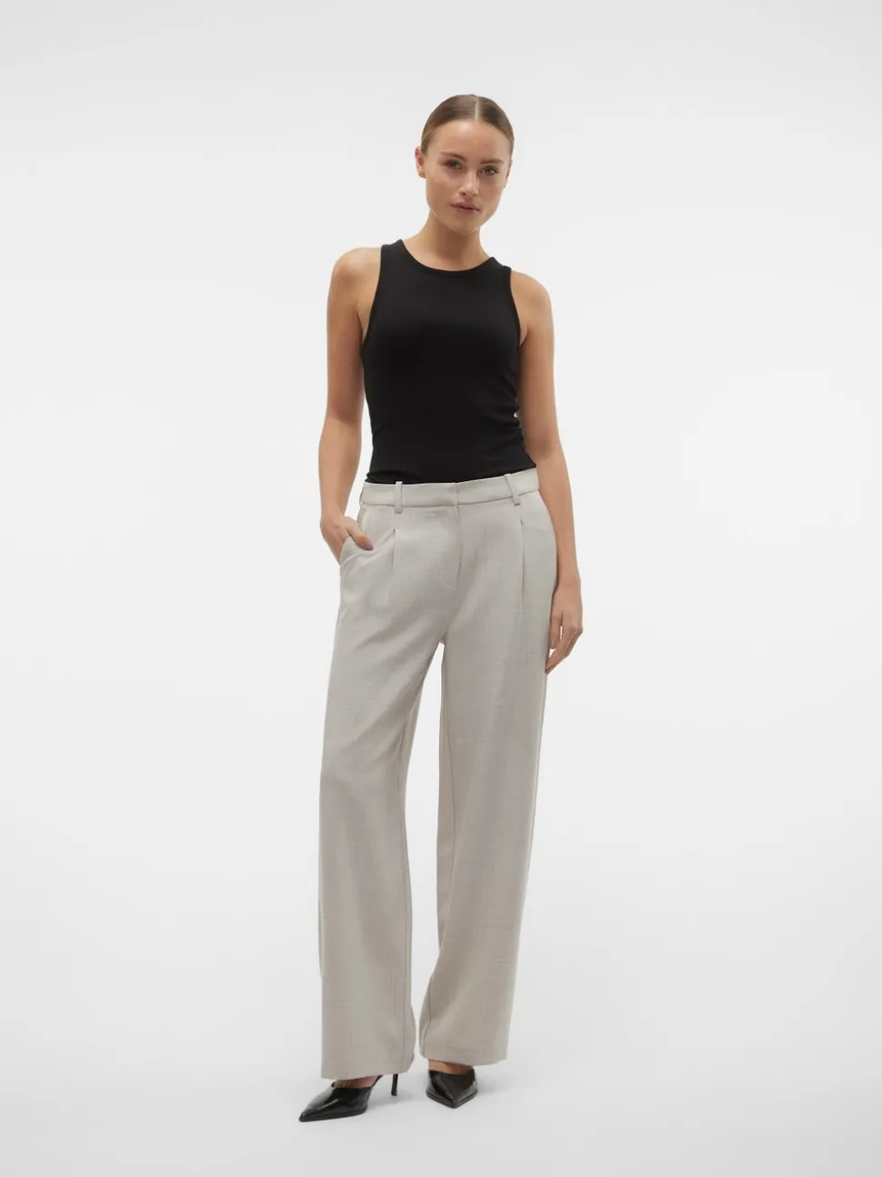 VMCASSIDY Mid waist Broek