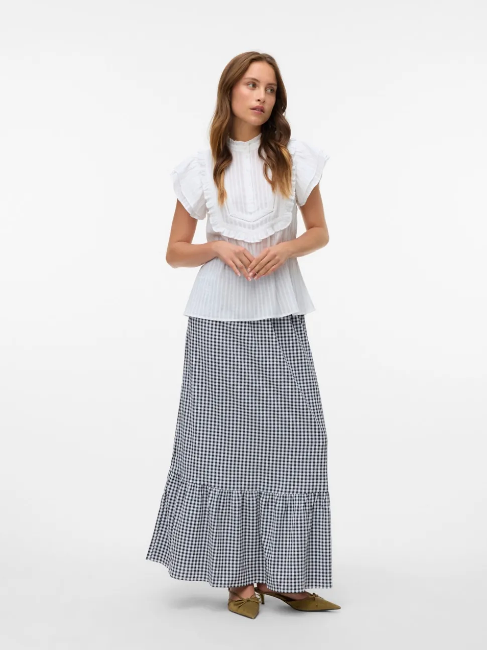 VMCHECK High waist Lange rok