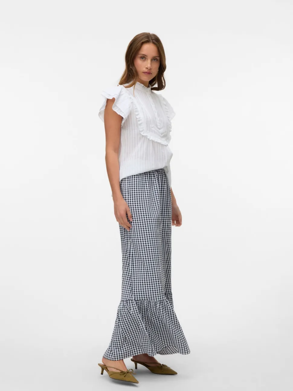 VMCHECK High waist Lange rok
