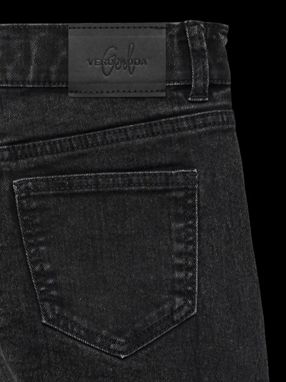 VMDAISY High rise Brede pasvorm - bijgesneden Jeans